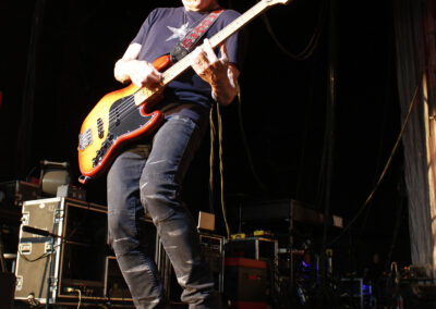 Matt Bissonette performs on stage during the Brotherhood of Rock Tour.